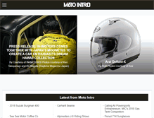 Tablet Screenshot of motointro.com